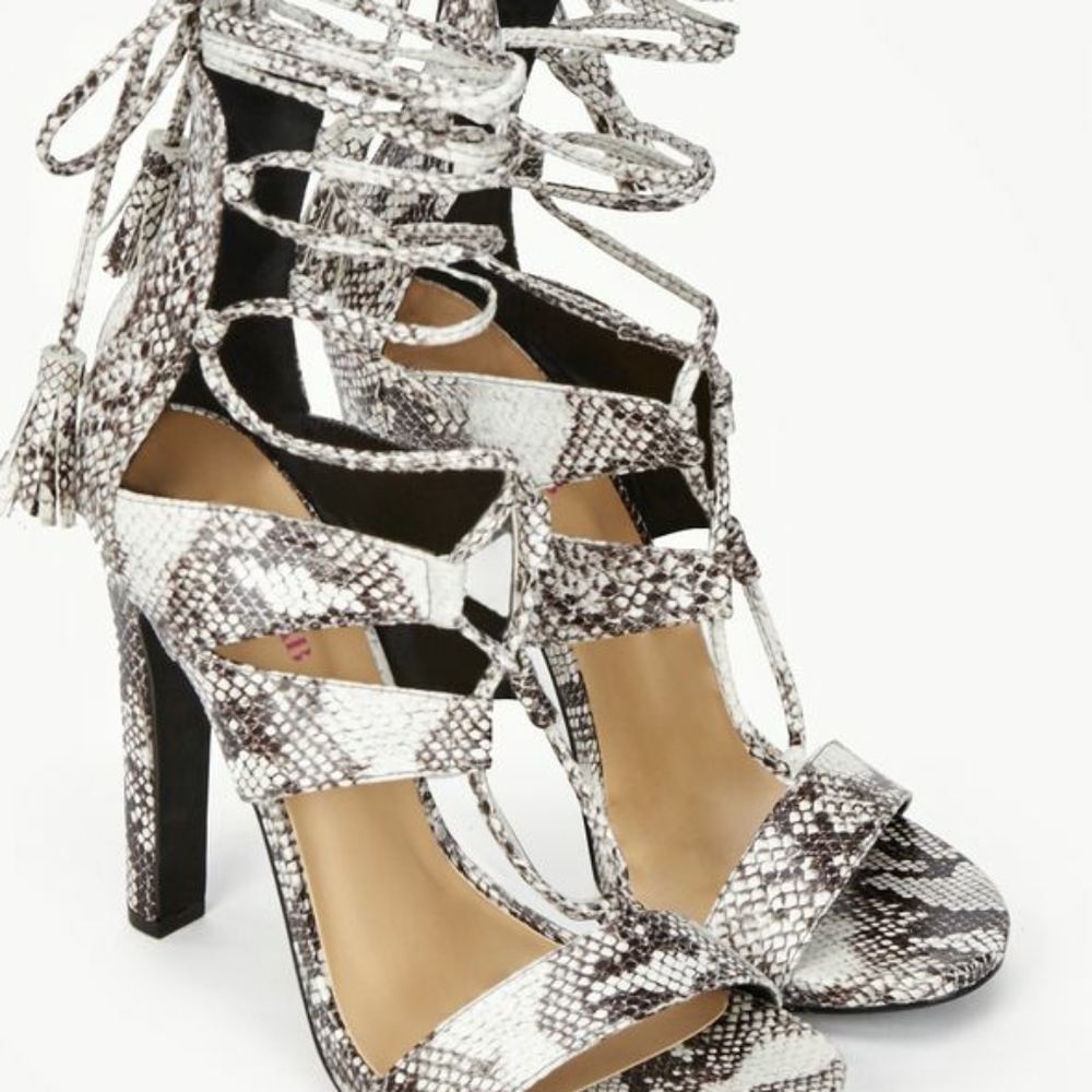 Gorgetta Snake Heels